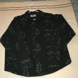 True Grit acrylic & wool blend coat